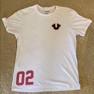 White true religion tee